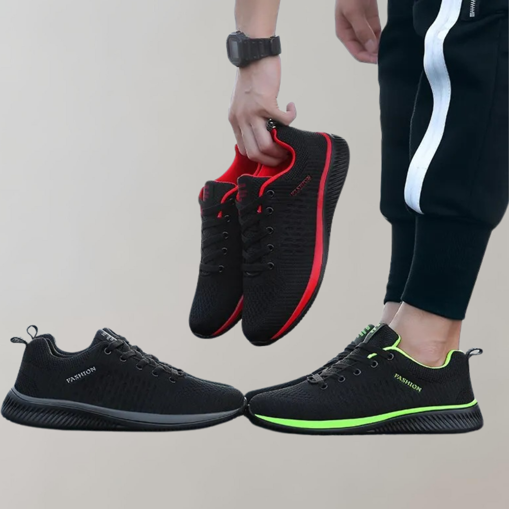 Kornelius lichtgewicht herenhardsloopschoenen zomereditie – ademend materiaal, optimale demping en perfecte pasvorm voor zomerse trainingen