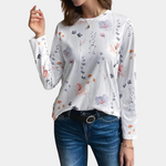 Brynhild – Gebloemde Damesblouse – Romantische Bloemenprint – Licht en Luchtig Materiaal – Perfect voor Voorjaar & Zomer – Elegante Pasvorm – Vrouwelijke Look voor Elke Gelegenheid.