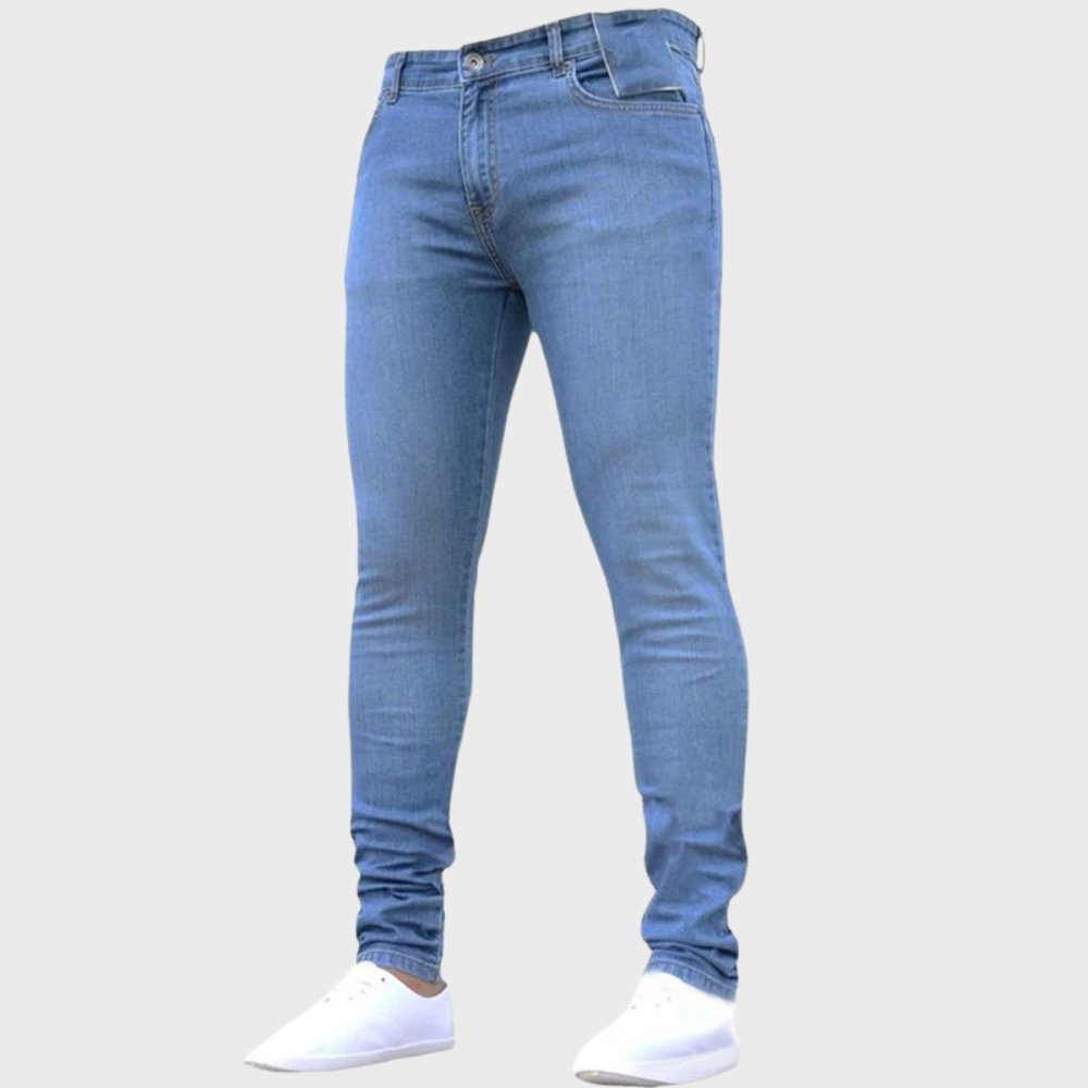 Geir heren skinny jeans voor de zomer – lichtgewicht denim, aansluitende pasvorm en moderne look voor warmere dagen