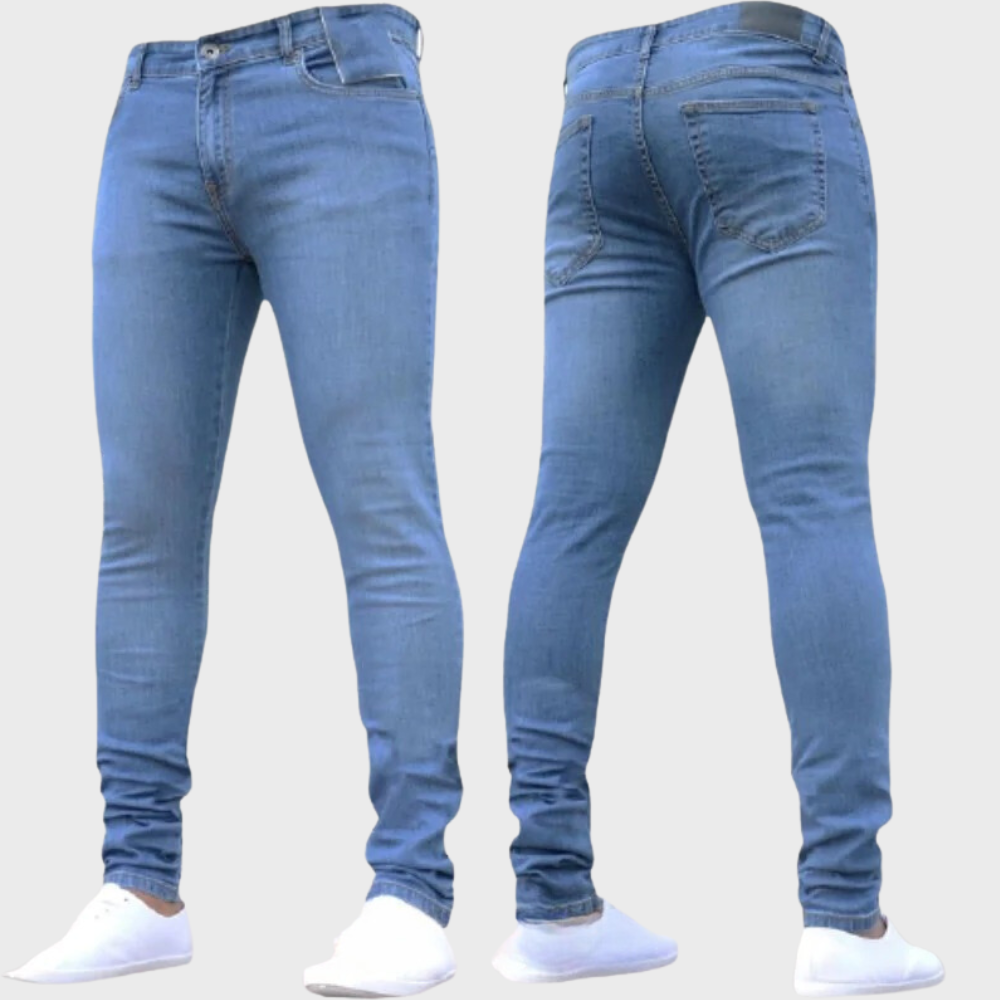 Geir heren skinny jeans voor de zomer – lichtgewicht denim, aansluitende pasvorm en moderne look voor warmere dagen