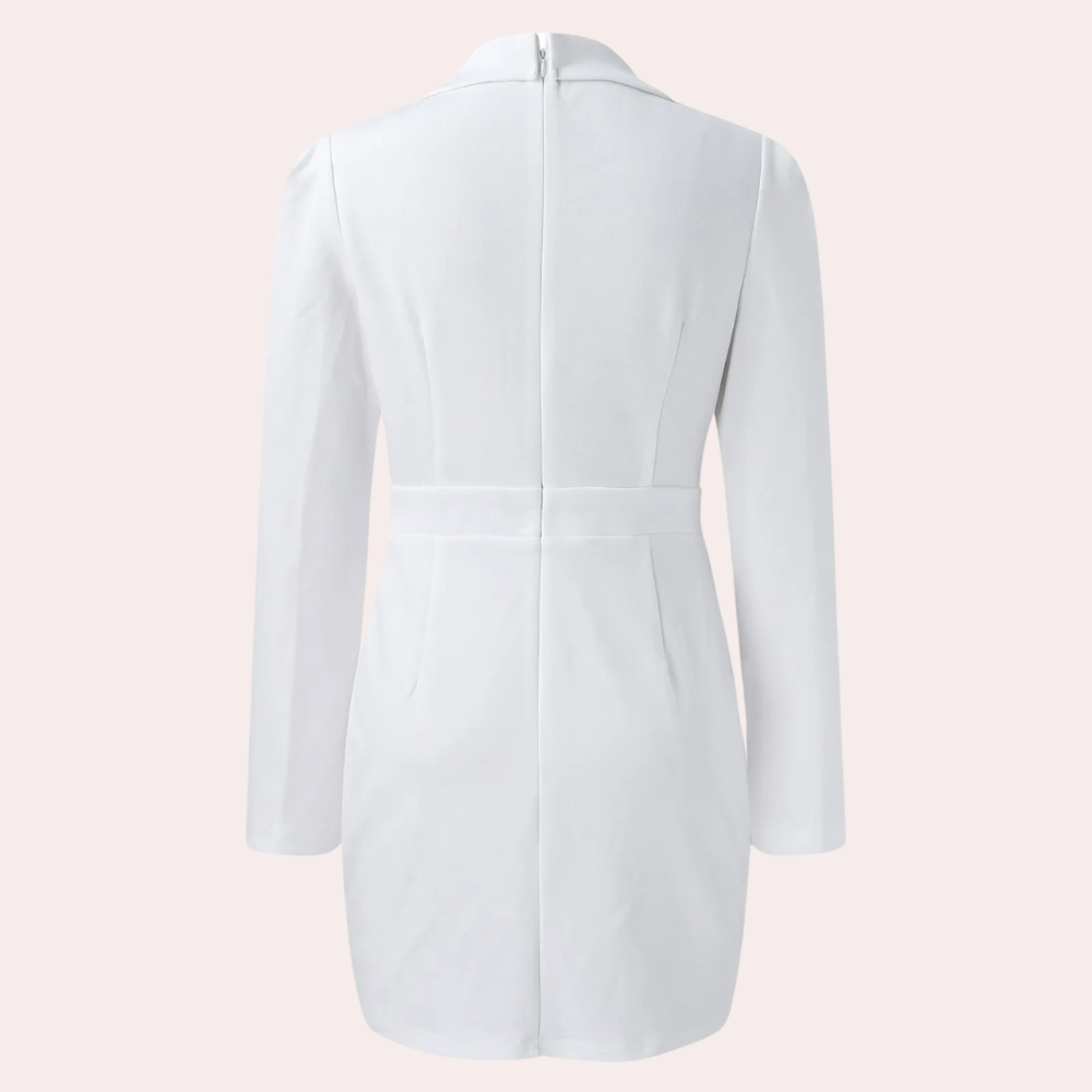 Anelise elegante damesjurk voor de zomer van zachte, ademende stof met flatterende pasvorm en stijlvol, tijdloos design.
