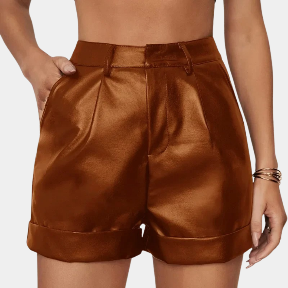 Daisy stijlvolle zomerse damesshorts van luchtige, ademende stof met comfortabele pasvorm en trendy, casual design.