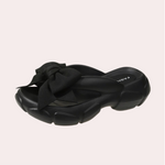 Abby - Elegante zomerse damesslippers met decoratief lint en comfortabele zool, ideaal voor casual en stijlvolle outfits.