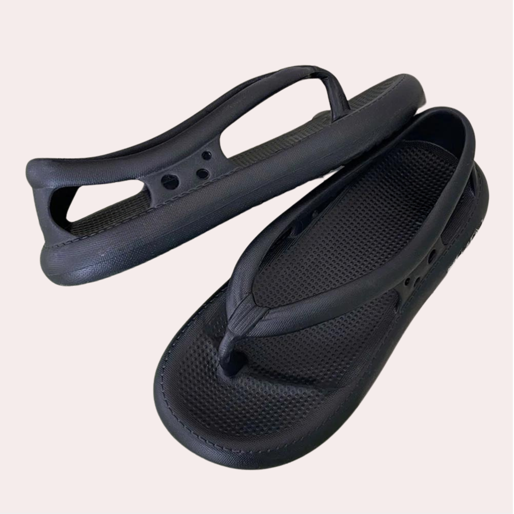 Hibote zomerse casual antislippantoffels voor koppels van lichtgewicht, flexibel materiaal met comfortabel voetbed en gripvaste zool.