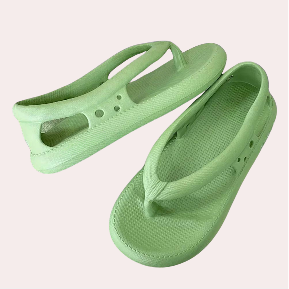 Hibote zomerse casual antislippantoffels voor koppels van lichtgewicht, flexibel materiaal met comfortabel voetbed en gripvaste zool.