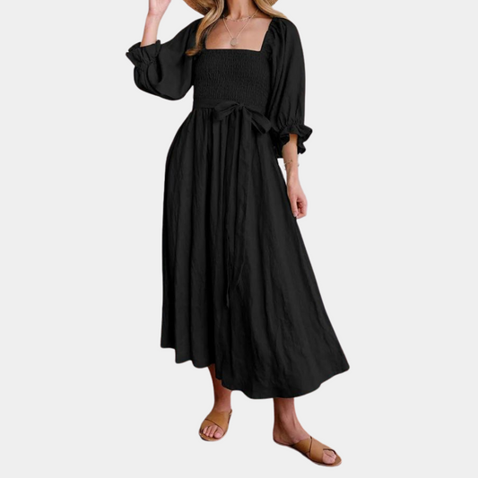 Alycia chique zomerjurk voor dames van lichte, ademende stof met elegante pasvorm, perfect voor lente en zomer.