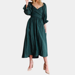 Alycia chique zomerjurk voor dames van lichte, ademende stof met elegante pasvorm, perfect voor lente en zomer.
