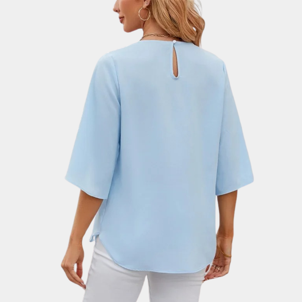 Anneliese - Elegante Zomerse Damestop – Luchtige en Stijlvolle Top voor Warme Dagen en Chique Zomerse Outfits.