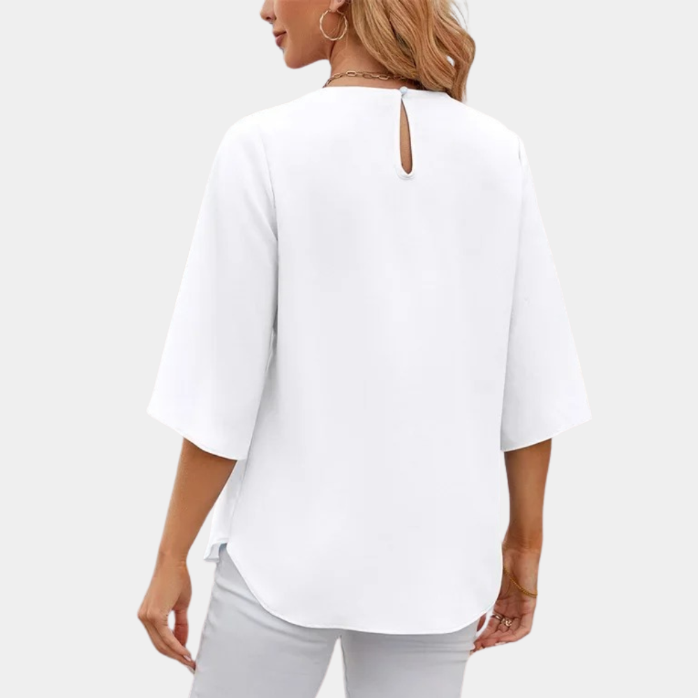 Anneliese - Elegante Zomerse Damestop – Luchtige en Stijlvolle Top voor Warme Dagen en Chique Zomerse Outfits.