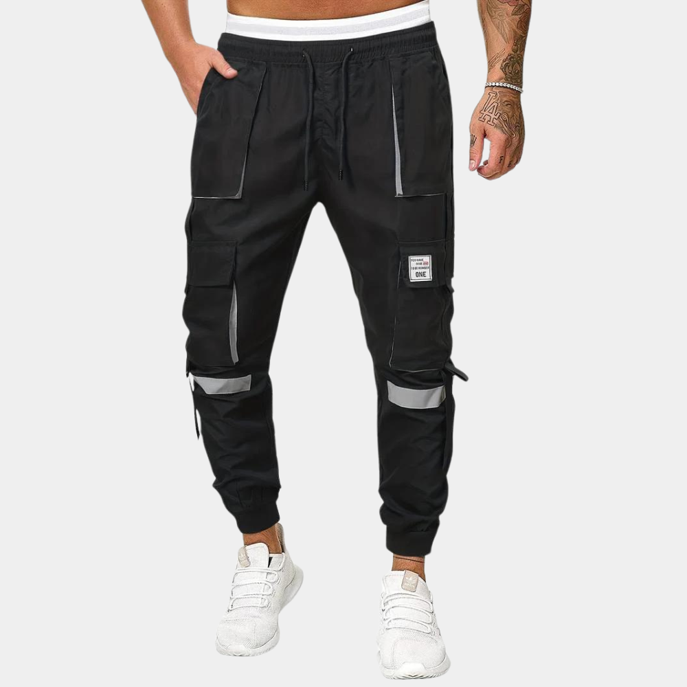 Italo trendy heren cargobroek – moderne tapered fit met functionele zakken en stevige stof voor een stoere urban look