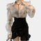 Dorothy - Damesblouse met pofmouwen – Een elegante blouse met statement pofmouwen, ideaal voor een modieuze en vrouwelijke uitstraling.
