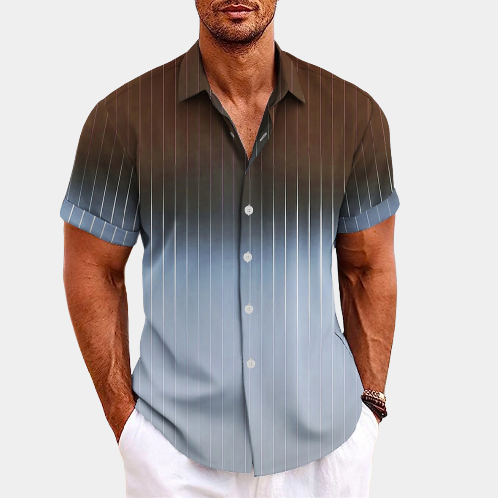 Alex – Stijlvol en ademend herenoverhemd van hoogwaardige stof, ideaal voor zowel zakelijke als casual gelegenheden. Combineert elegantie met draagcomfort dankzij de luchtige en kreukvrije afwerking. Perfect voor elke moderne man.