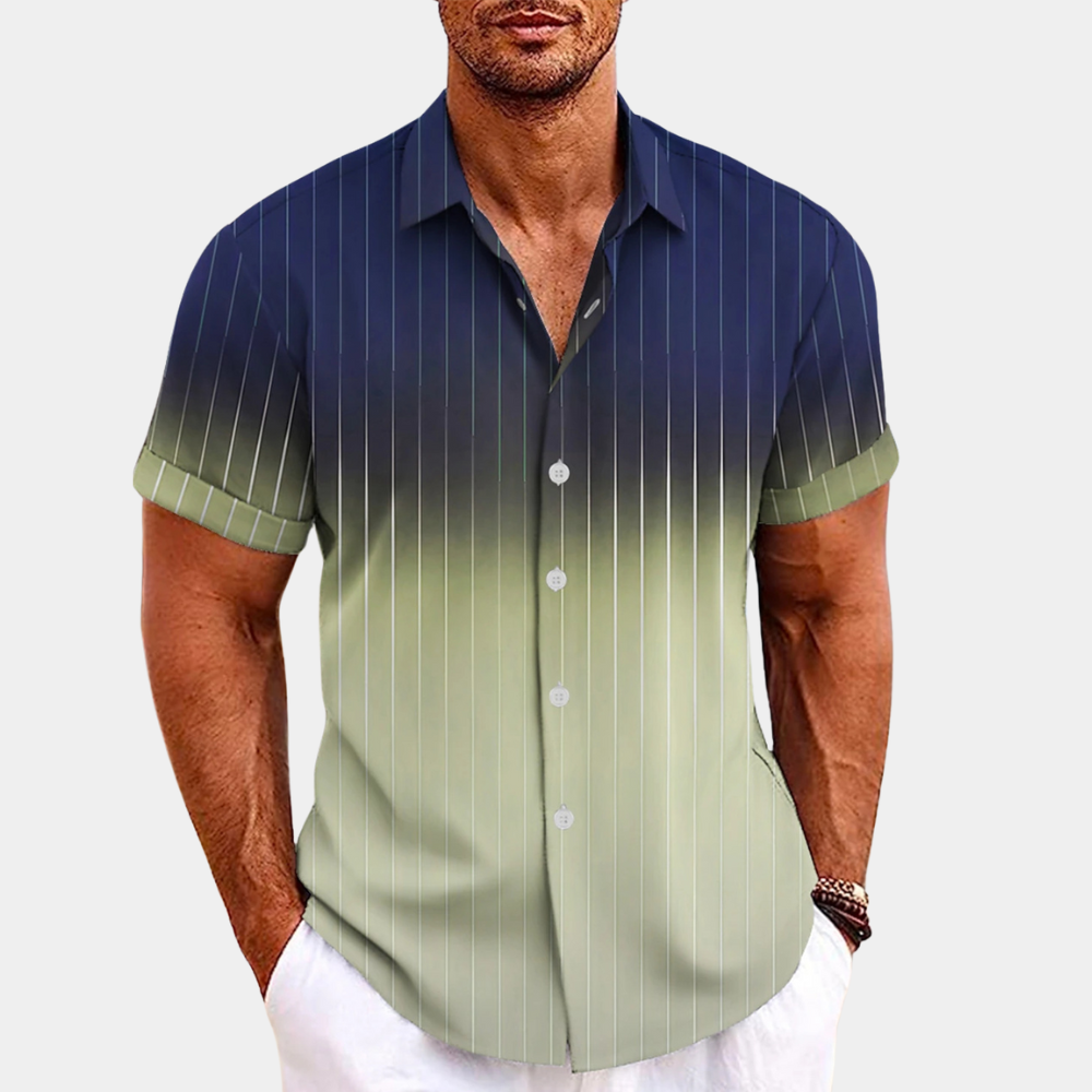 Alex – Stijlvol en ademend herenoverhemd van hoogwaardige stof, ideaal voor zowel zakelijke als casual gelegenheden. Combineert elegantie met draagcomfort dankzij de luchtige en kreukvrije afwerking. Perfect voor elke moderne man.