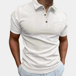 Ademend poloshirt voor heren – Stijlvol en comfortabel poloshirt met ademende stof, ideaal voor casual uitjes, sportieve activiteiten of warme dagen. Het zorgt voor een frisse, luchtige ervaring, terwijl het de klassieke look van een poloshirt behoudt.








