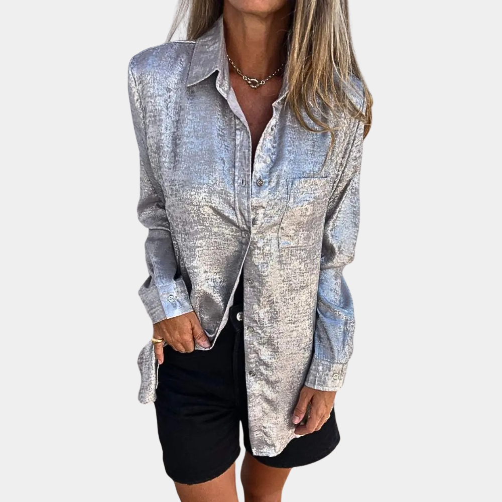 Elegante Zomerse Damesshirt – Luchtig, Comfortabel en Perfect voor een Vrouwelijke Zomerlook.