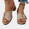 Casual zomersandalen voor dames met verstelbare bandjes en lichtgewicht zool.