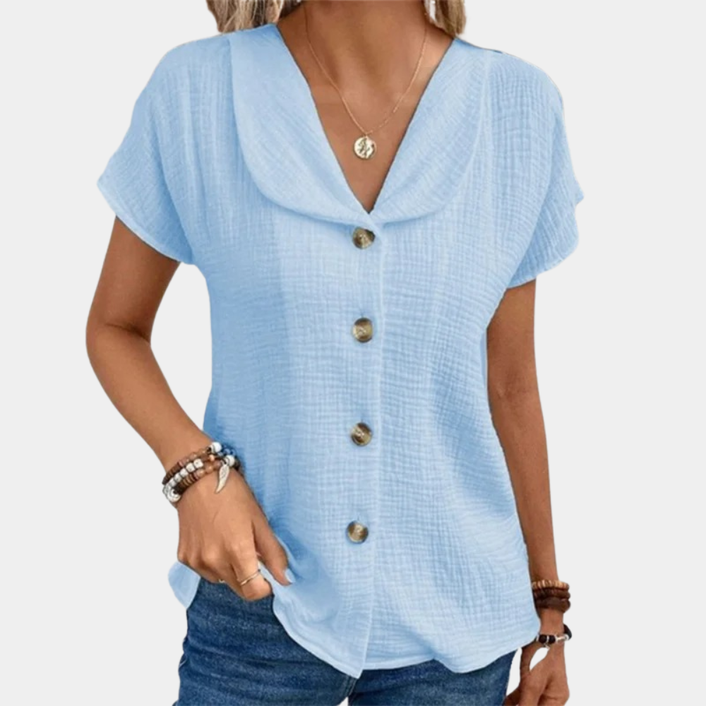 Elegante Zomerse Damestop – Stijlvol, Lichtgewicht en Perfect voor Warme Zomerdagen.