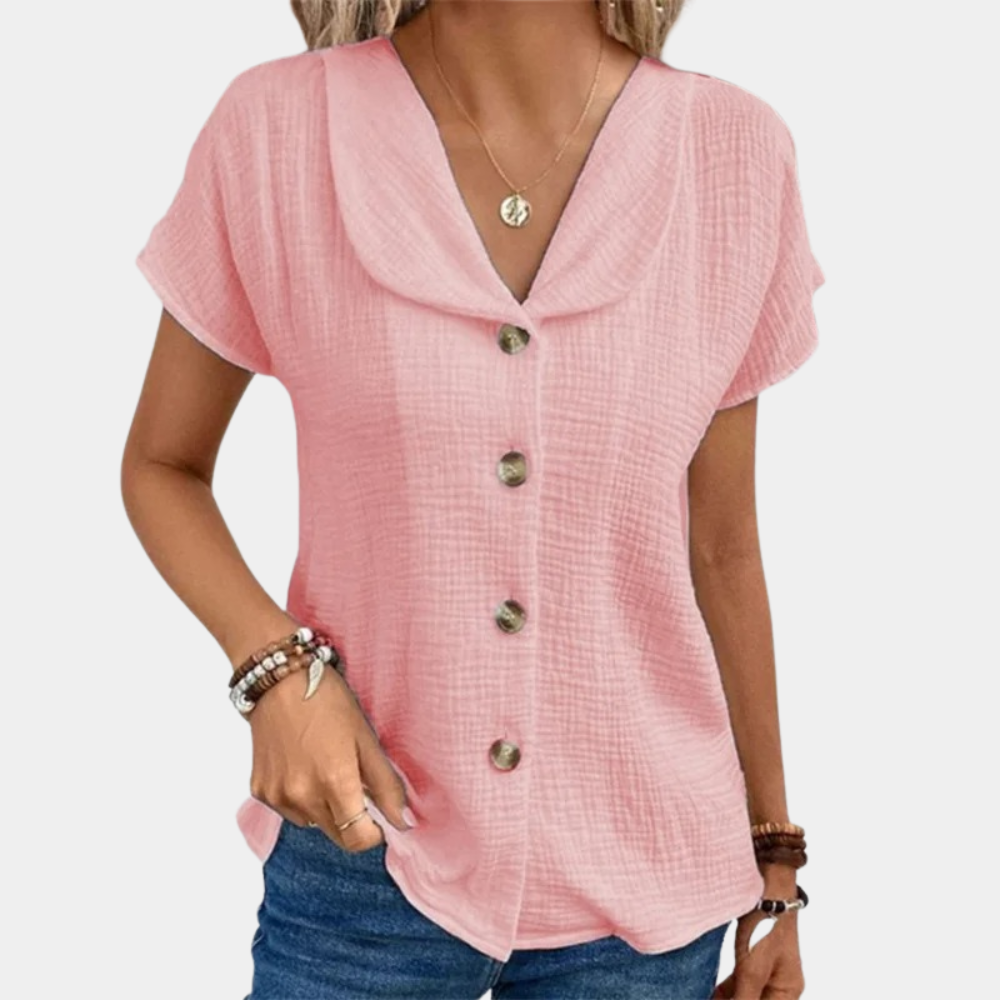 Elegante Zomerse Damestop – Stijlvol, Lichtgewicht en Perfect voor Warme Zomerdagen.