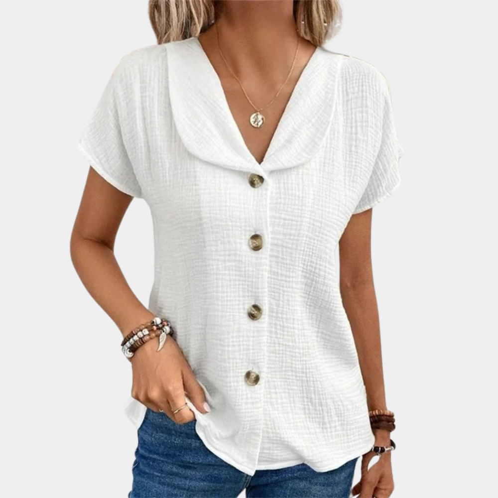 Elegante Zomerse Damestop – Stijlvol, Lichtgewicht en Perfect voor Warme Zomerdagen.