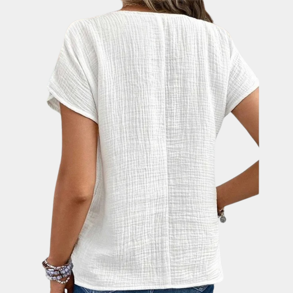 Elegante Zomerse Damestop – Stijlvol, Lichtgewicht en Perfect voor Warme Zomerdagen.