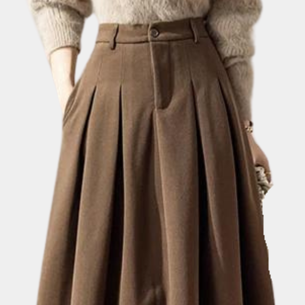 Elise elegante damesrok – verfijnde, vrouwelijke rok met een elegante pasvorm voor zowel formele als casual gelegenheden. Perfect te combineren met verschillende tops voor een chique uitstraling.