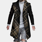 Halflange stijlvolle jas voor heren – Elegante en moderne jas met verfijnde details, perfect voor voor- en najaarsdagen.