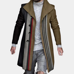 Halflange stijlvolle jas voor heren – Elegante en moderne jas met verfijnde details, perfect voor voor- en najaarsdagen.