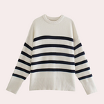 Aaliyah – Chique en comfortabele oversized damestrui – Trendy en warme trui met een losse pasvorm, ideaal voor een casual maar stijlvolle look in elk seizoen. Perfect voor dagelijkse outfits en relaxte momenten.