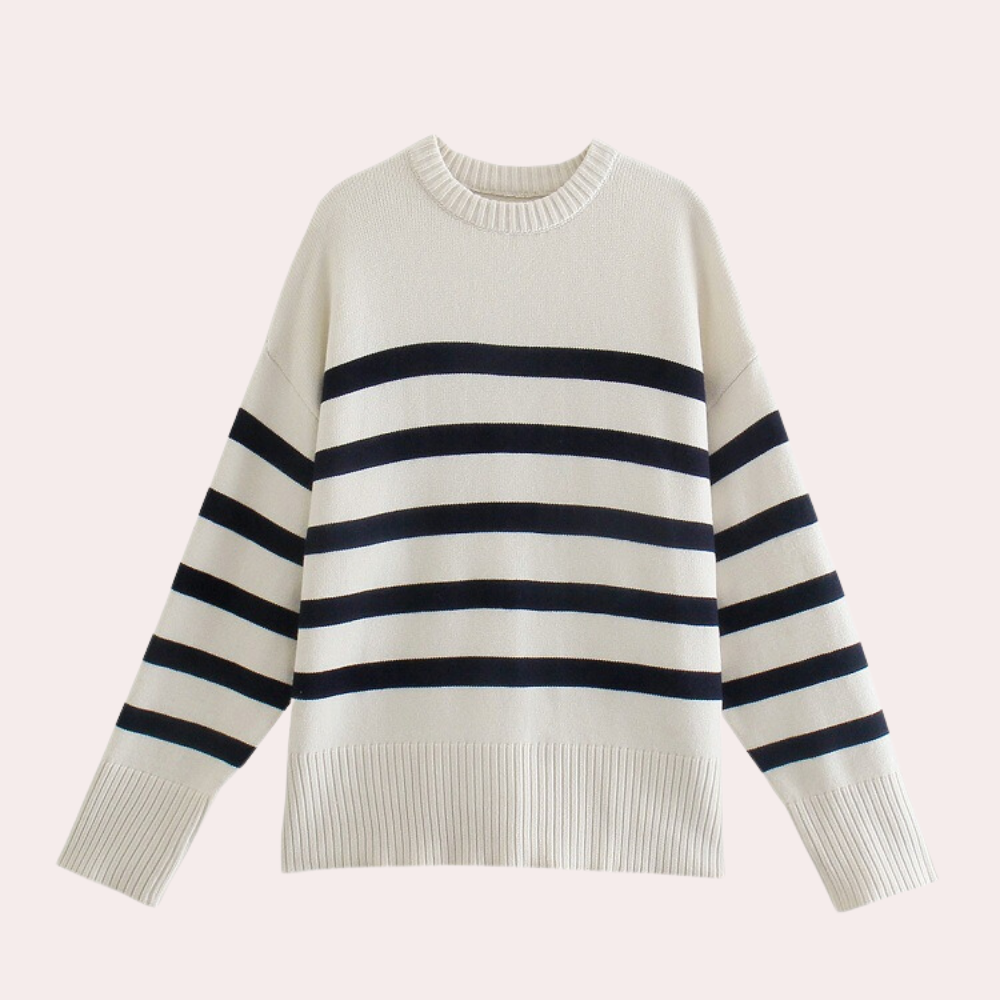 Aaliyah – Chique en comfortabele oversized damestrui – Trendy en warme trui met een losse pasvorm, ideaal voor een casual maar stijlvolle look in elk seizoen. Perfect voor dagelijkse outfits en relaxte momenten.