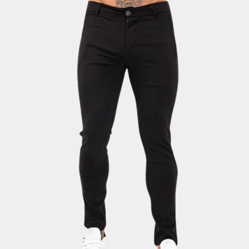 Moderne relaxed fit herenbroek – luchtige pasvorm, minimalistisch design en ideaal voor stijlvolle comfortlooks