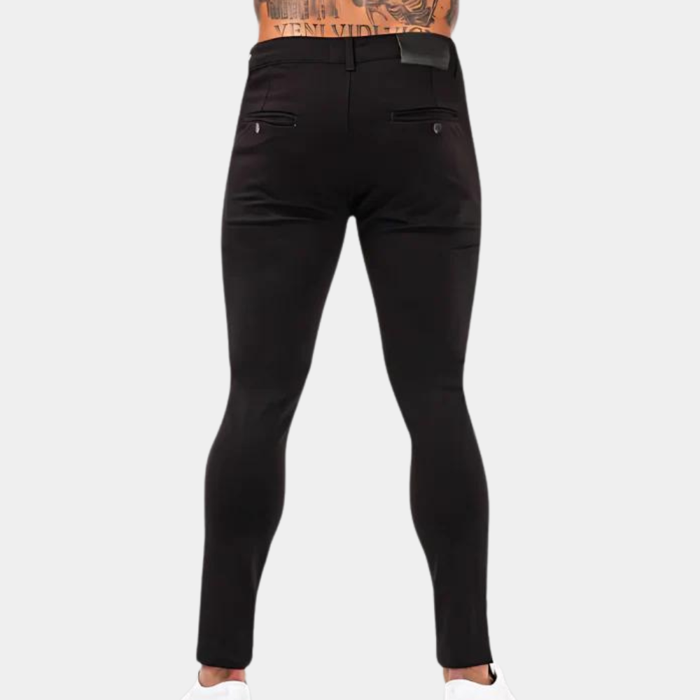 Moderne relaxed fit herenbroek – luchtige pasvorm, minimalistisch design en ideaal voor stijlvolle comfortlooks