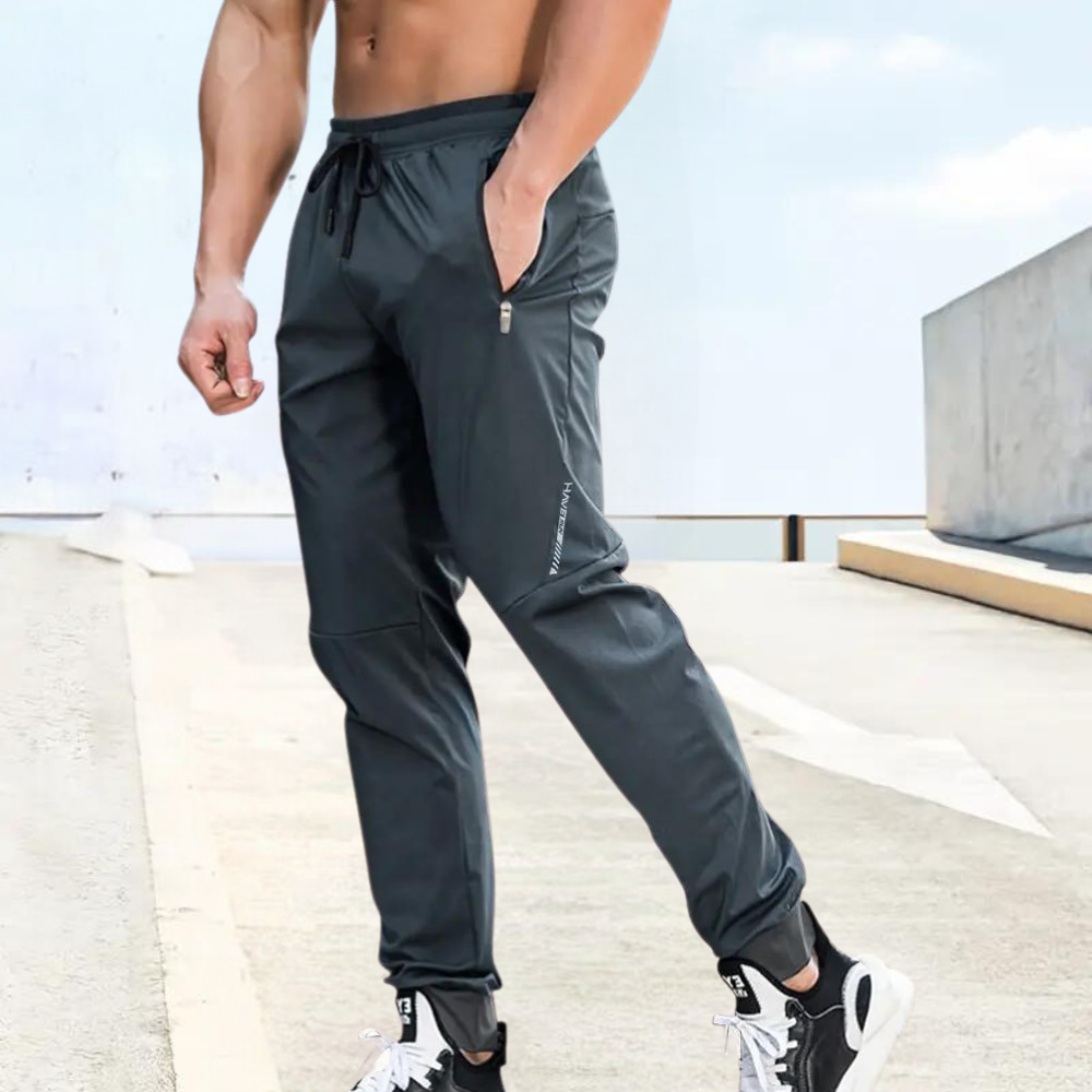 Thiago luchtige casual sportbroek voor heren – ademend, lichtgewicht materiaal met comfortabele pasvorm, ideaal voor actieve zomerdagen