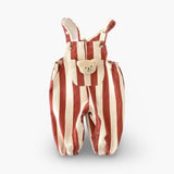 StripeBear gestreepte baby overal met beertje – zachte comfortabele romper met schattige berenopdruk voor dagelijks gebruik.