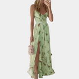 Annabelle tijdloze en elegante damesjurk voor de zomer van lichte, ademende stof met flatterende pasvorm en verfijnd design.