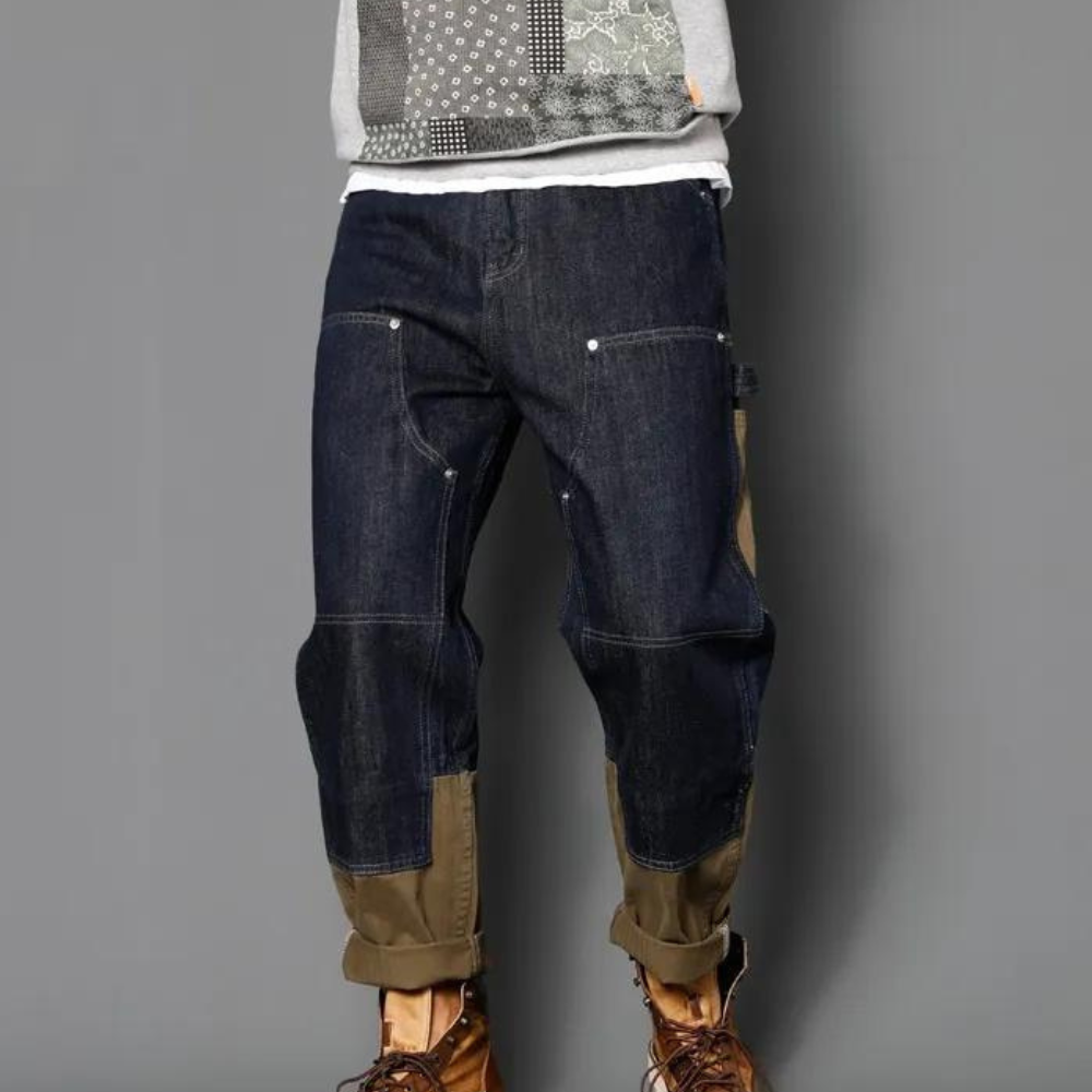 Wilfried losvallende denim jeans voor heren – comfortabele relaxed fit met klassieke blauwe wassing en tijdloze stijl