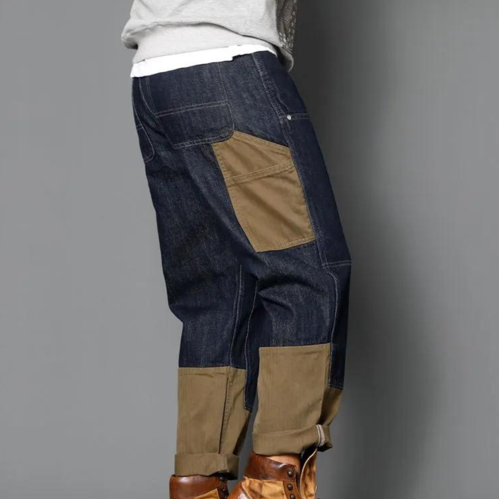 Wilfried losvallende denim jeans voor heren – comfortabele relaxed fit met klassieke blauwe wassing en tijdloze stijl