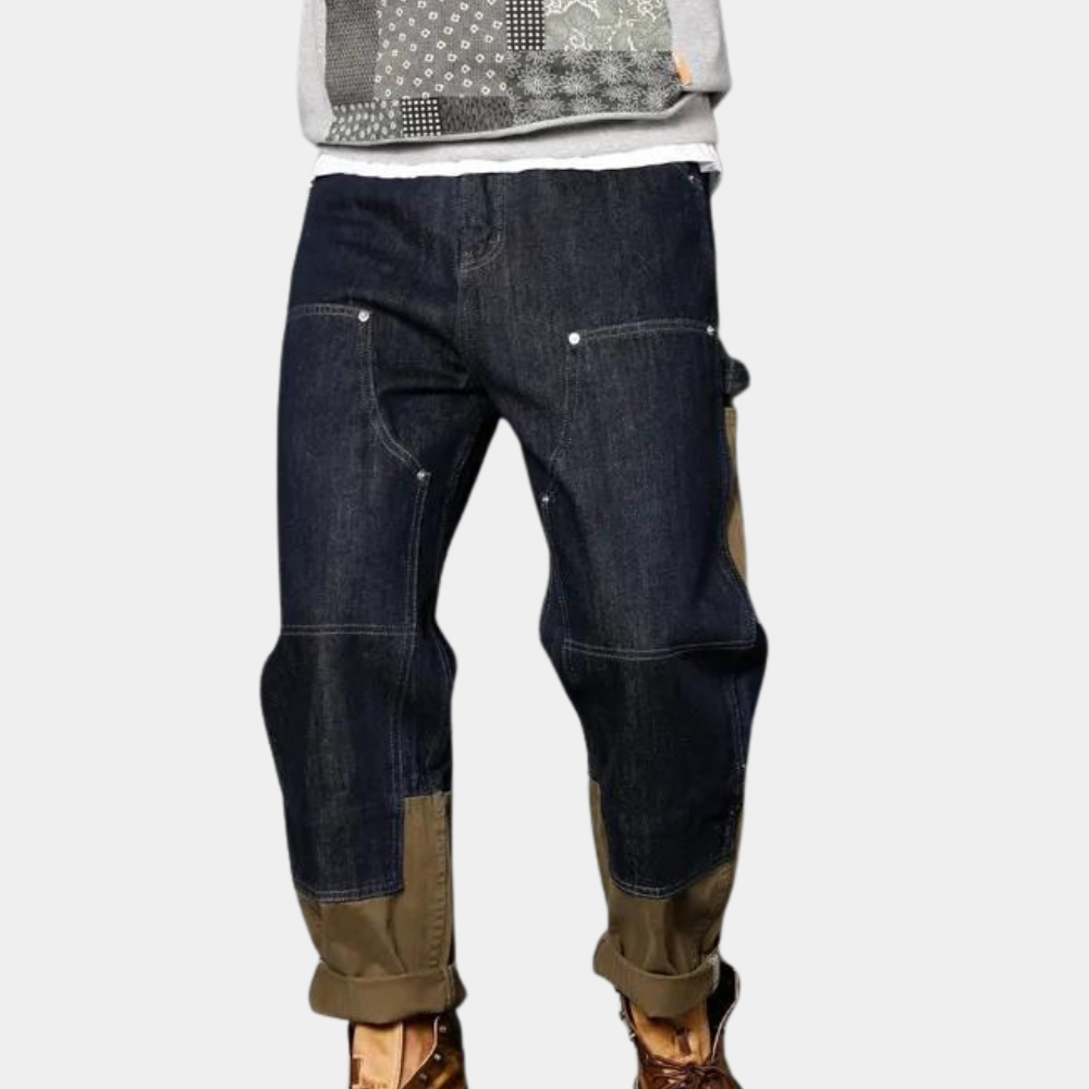 Wilfried losvallende denim jeans voor heren – comfortabele relaxed fit met klassieke blauwe wassing en tijdloze stijl