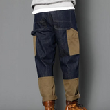 Wilfried losvallende denim jeans voor heren – comfortabele relaxed fit met klassieke blauwe wassing en tijdloze stijl