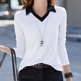 Elaina – stijlvol T‑shirt met korte mouwen voor dames, gemaakt van ademende, zachte zomerstof; ideale basic voor frisse, modieuze zomeroutfits.