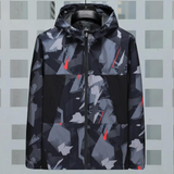 Konstantin - Herenjas met moderne camouflage en capuchon – stoere outdoor jas met urban camo design, perfect voor frisse dagen en streetstyle looks.