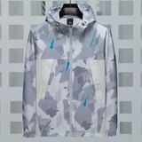 Konstantin - Herenjas met moderne camouflage en capuchon – stoere outdoor jas met urban camo design, perfect voor frisse dagen en streetstyle looks.