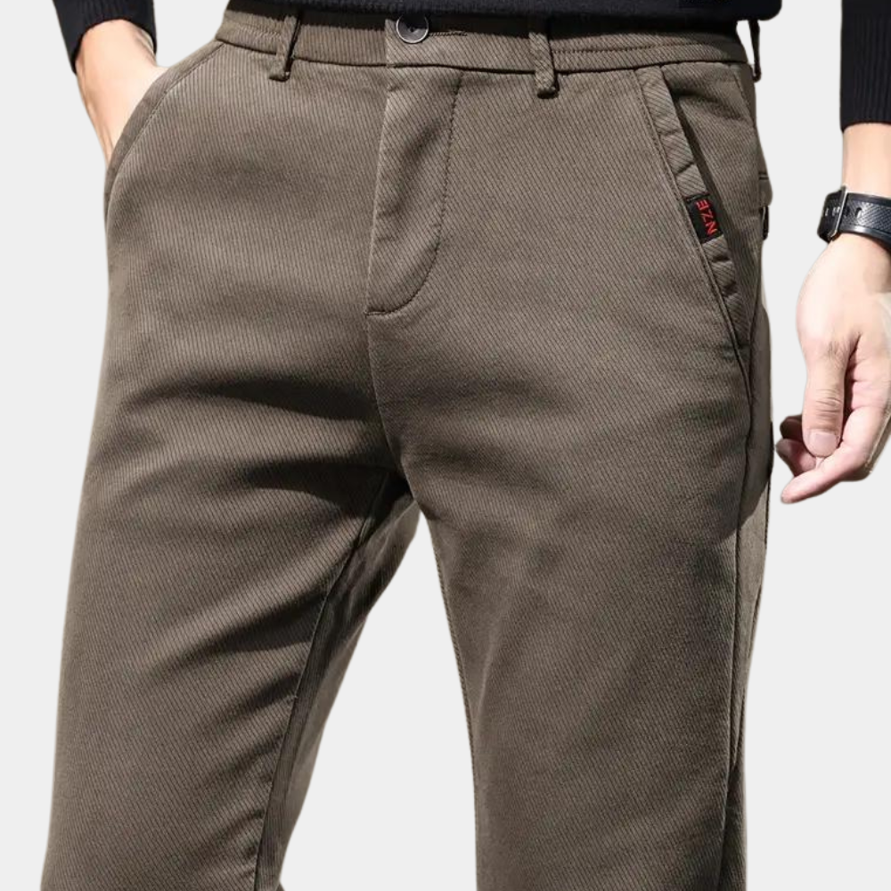 Adalgiso semi-formele skinny broek – strakke pasvorm van hoogwaardig materiaal, ideaal voor zakelijke en stijlvolle gelegenheden