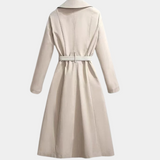 Aurembiaix luxe dames trenchcoat met elegante riem, perfect voor een stijlvolle zomerlook.