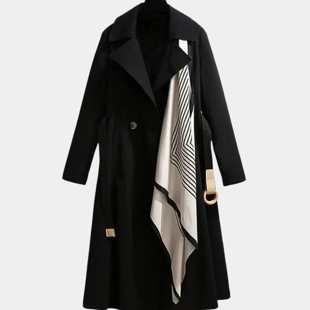 Aurembiaix luxe dames trenchcoat met elegante riem, perfect voor een stijlvolle zomerlook.
