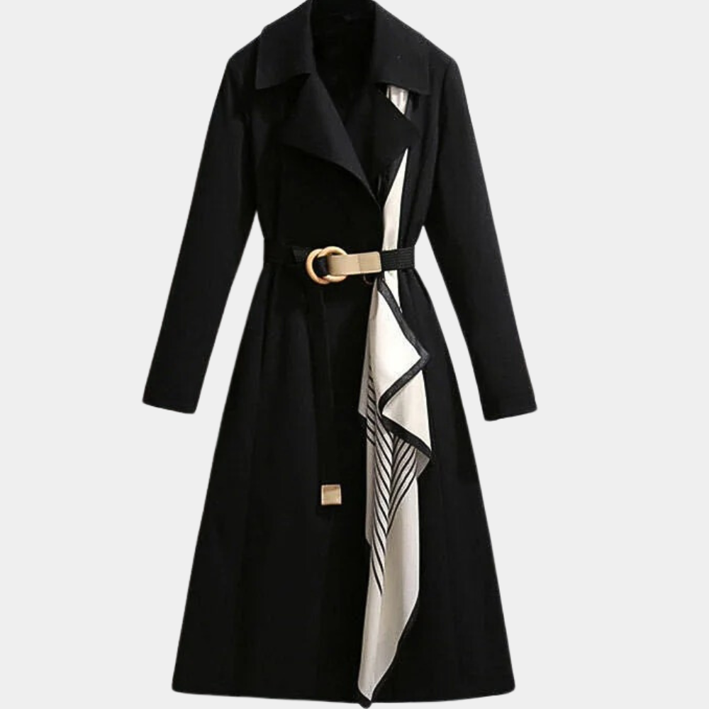 Aurembiaix luxe dames trenchcoat met elegante riem, perfect voor een stijlvolle zomerlook.