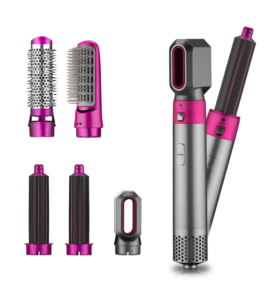 5-in-1 föhn – veelzijdige stylingtool om te föhnen, stylen en volume te creëren. Krachtig, snel drogend en perfect voor elk haartype.