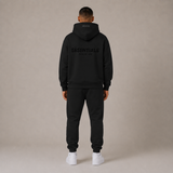 Heren Premium Comfort Set – Hoodie & Joggingbroek – Zwart