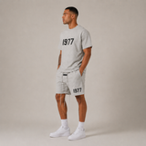 Premium Heren Summer Set Gebroken Wit – Zacht Katoen, Oversized en Tijdloos Stijlvol