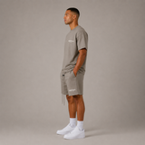 Premium Heren Summer Set Kaki  – Zacht Katoen, Oversized en Tijdloos Stijlvol