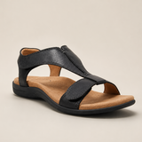 Dames Sandalen met Kruisbanden en Klittenbandsluiting